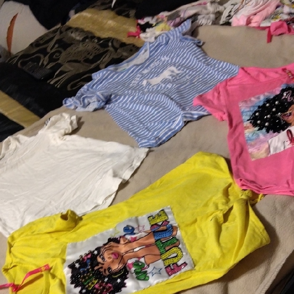Colorful Graphic T-Shirts Set